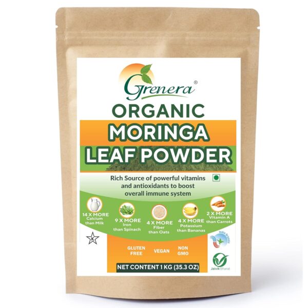 Grenera Organic Moringa/Drumstick Leaf Powder